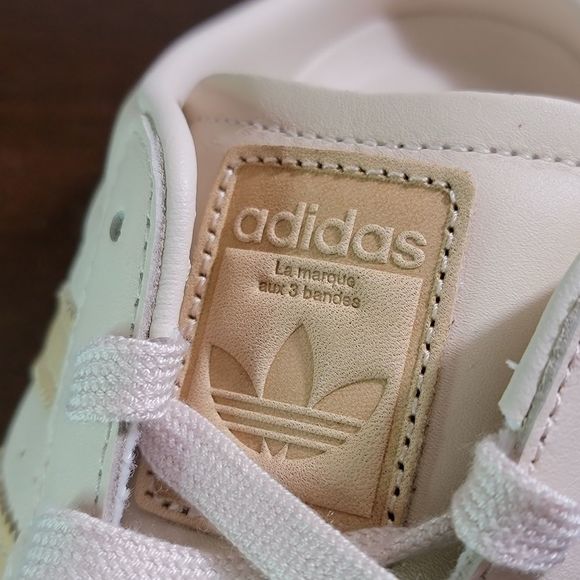 Adidas Originals London Superstar Mule Beige Pink Leather Shoes Sneakers G58357 - Picture 10 of 11